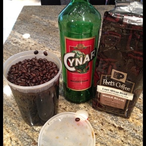 Coffee infused Cynar